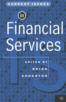 Current Issues in Financial Services