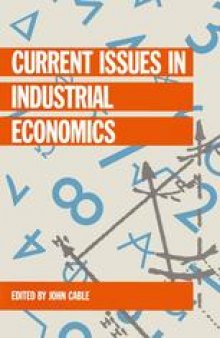 Current Issues in Industrial Economics