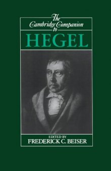 The Cambridge Companion to Hegel 