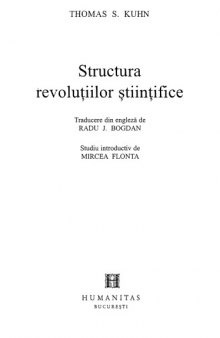 Structura revolutiilor stiintifice
