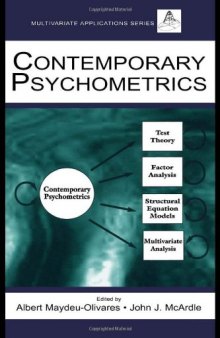 Contemporary Psychometrics: A Festschrift for Roderick P. Mcdonald (Multivariate Applications Books) (Multivariate Applications Series)