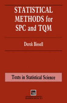 Statistical Methods for SPC and TQM