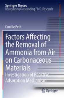 Factors Affecting the Removal of Ammonia from Air on Carbonaceous Materials: Investigation of Reactive Adsorption Mechanism