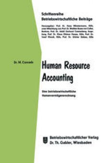 Human Resource Accounting: Eine betriebswirtschaftliche Humanvermögensrechnung