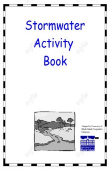 Stormwater Activity Book An Activity Guide For Stormwater Pollution Education.