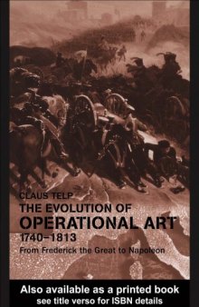 The evolution of operational art, 1740–1813