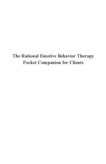 The REBT Pocket Companion for Clients