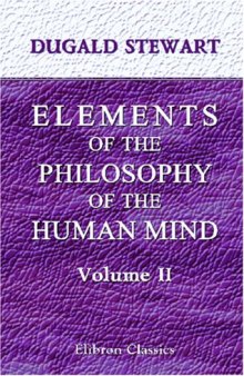 Elements of the Philosophy of the Human Mind: