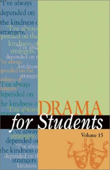 Drama for Students Volume 15