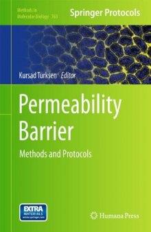 Permeability Barrier: Methods and Protocols