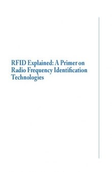 RFID explained : a primer on radio frequency identification technologies