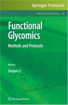 Functional Glycomics: Methods and Protocols