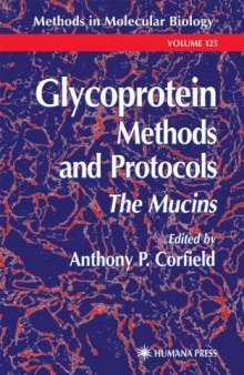 Glycoprotein Methods Protocols The Mucins