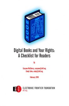 Digital books and your rights : a checklist for readers