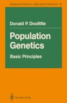 Population Genetics: Basic Principles