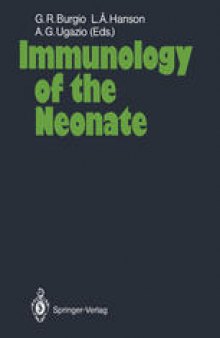 Immunology of the Neonate