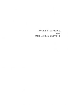 Micro-Electronic and Mechanical Systems
