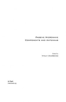Passive Microwave Components and Antennas