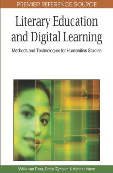 Literary Education and Digital Learning: Methods and Technologies for Humanities Studies