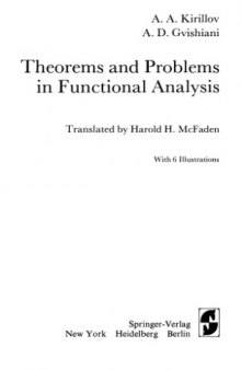 Theorems and Problems in Functional Analysis 