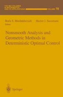 Nonsmooth Analysis and Geometric Methods in Deterministic Optimal Control