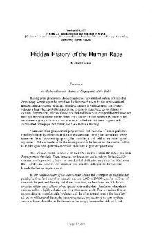 Forbidden Archeology The Hidden History of the Human Race Michael Cremo and Richard Thompson