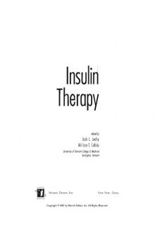 Insulin Therapy