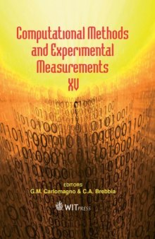 Computational Methods and Experimental Measurements XV (Wit Transactions on Modelling and Simulation)
