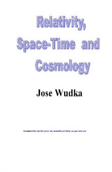 Space-Time, Relativity, and Cosmology