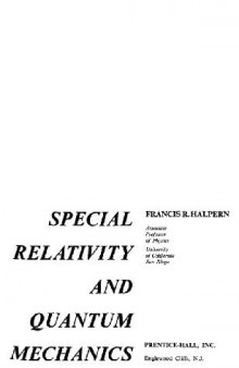 Special relativity and quantum mechanics