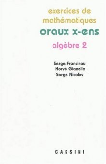 Exercices de mathématiques Oraux de l'ENS : Algebre 2