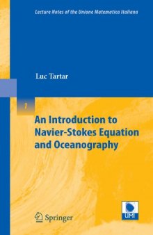An Introduction to Navier-Stokes Equation and Oceanography (Lecture Notes of the Unione Matematica Italiana)