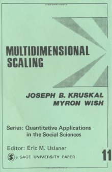 Multidimensional Scaling (Quantitative Applications in the Social Sciences)