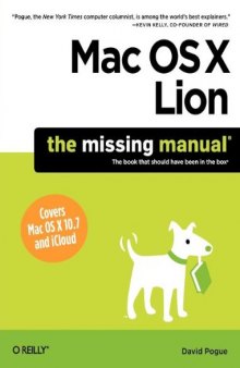 Mac OS X Lion: The Missing Manual  
