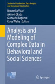 Analysis and Modeling of Complex Data in Behavioral and Social Sciences