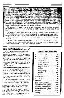solar electric power - design guide