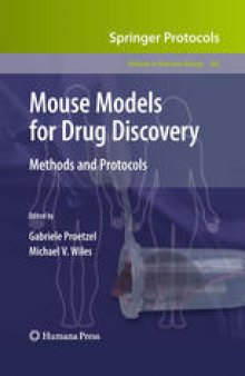 Mouse Models for Drug Discovery: Methods and Protocols