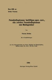 Pseudodiaptomus batillipes spec. nov., ein zweiter Pseudodiaptomus aus Madagaskar