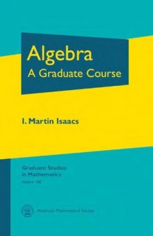 Algebra. A graduate course