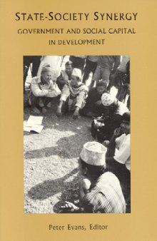 State-Society Synergy: Government and Social Capital in Development (Research Series, No 94) (Research Series (University of California, Berkeley International and Area Studies))
