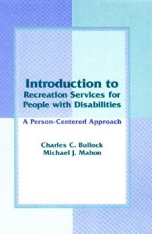 Introduction to recreation services for people with disabilities: a person-centered approach