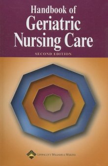 Handbook of Geriatric Nursing Care