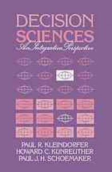 Decision sciences : an integrative perspective