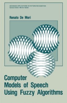 Computer models of speech using fuzzy algorithms