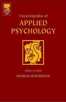 Encyclopedia of Applied Psychology Vol. I