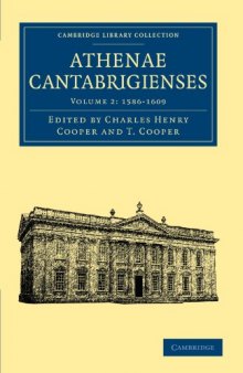 Athenae Cantabrigienses (Cambridge Library Collection - Cambridge) (Volume 2)