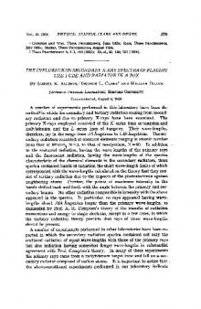 The Influence on Secondary X-Ray Spectra of Placing the Tube and Radiator in a Box II