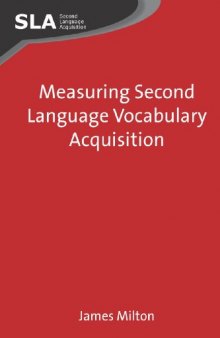 Measuring Second Language Vocabulary Acquisition (Second Language Acquisition)