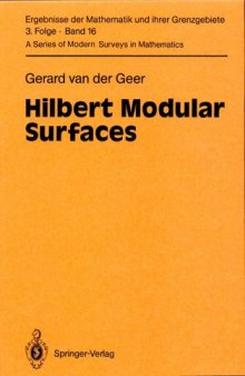 Hilbert modular surfaces