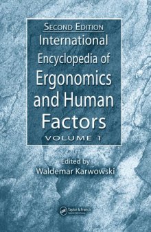 International Encyclopedia of Ergonomics and Human Factors, Second Edition - 3 Volume Set